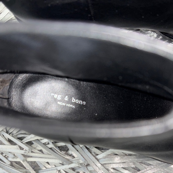 Rag & Bone Black Leather Ankle Boots size 40 - Picture 2 of 4